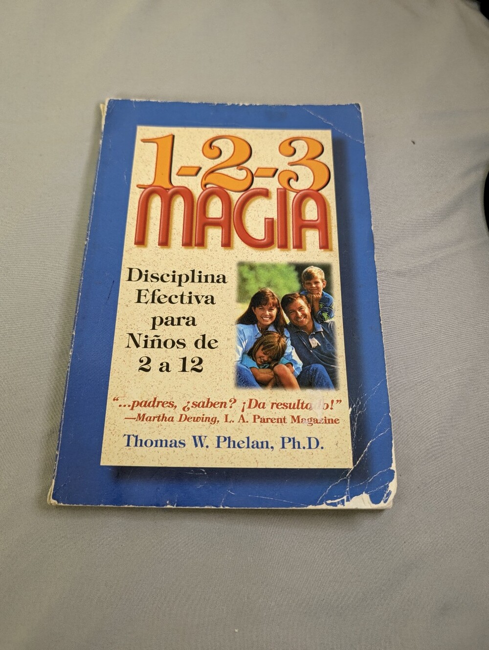 1-2-3 Magia - Blue Spanish Parenting Book by